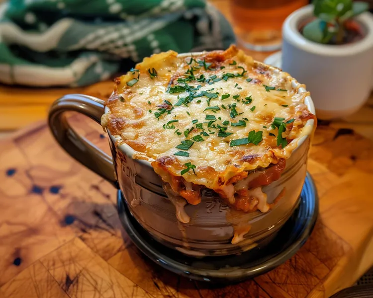 Bacon, egg and cheese mug breakfast