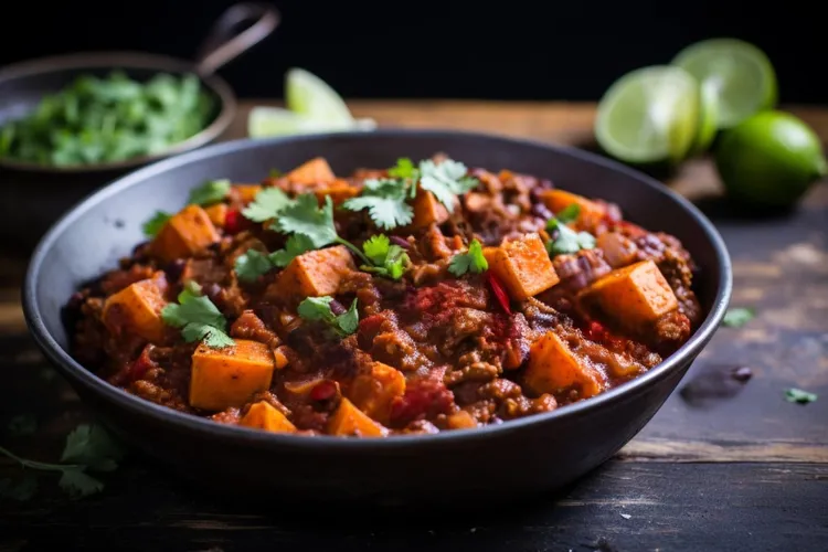 Turkey and sweet potato chili