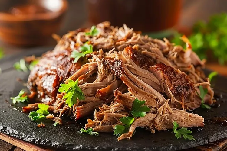 Slow cooker citrus-infused pulled pork carnitas