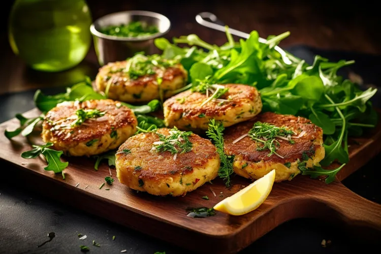 Smoked salmon croquettes