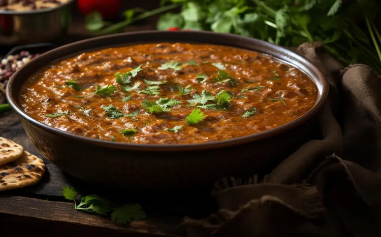 Spiced mung bean casserole
