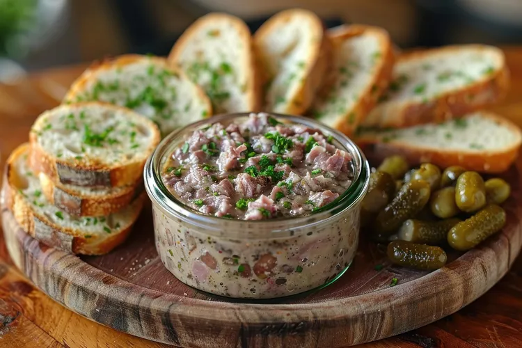 Tuna cottage cheese salad with pickles