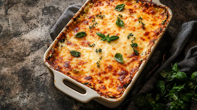 Spinach lasagna