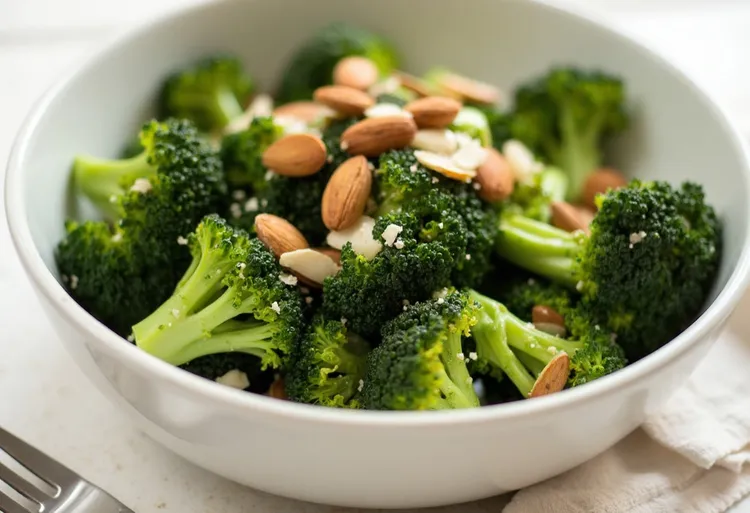 Stir-fried lemon broccoli