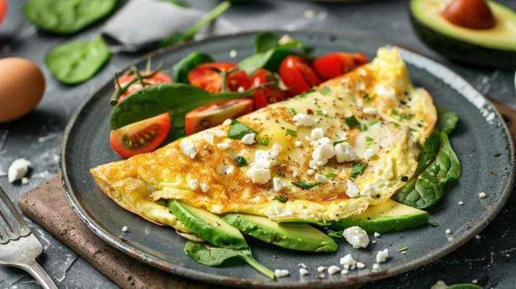 Super-quick omelette