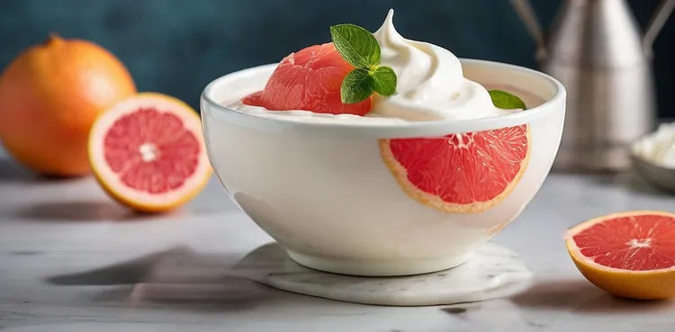 Honeyed grapefruit yogurt bowl