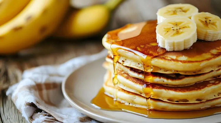 Banana protein pancakes