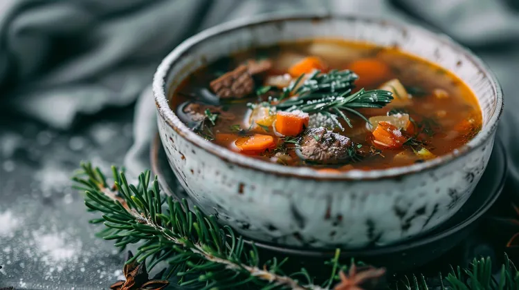 All-in-one beef soup