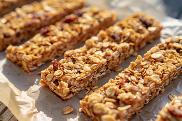 Apple banana protein power bars