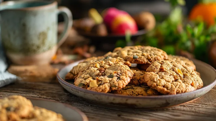 Apricot and pistachio cookies