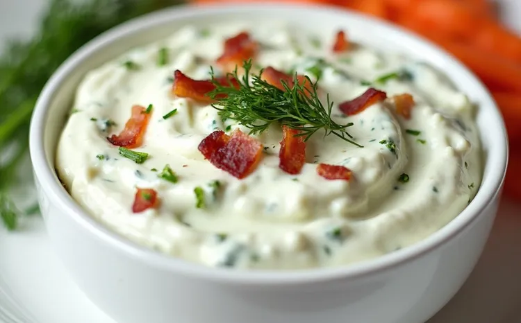 Bacon ranch dress ' n' dip sauce
