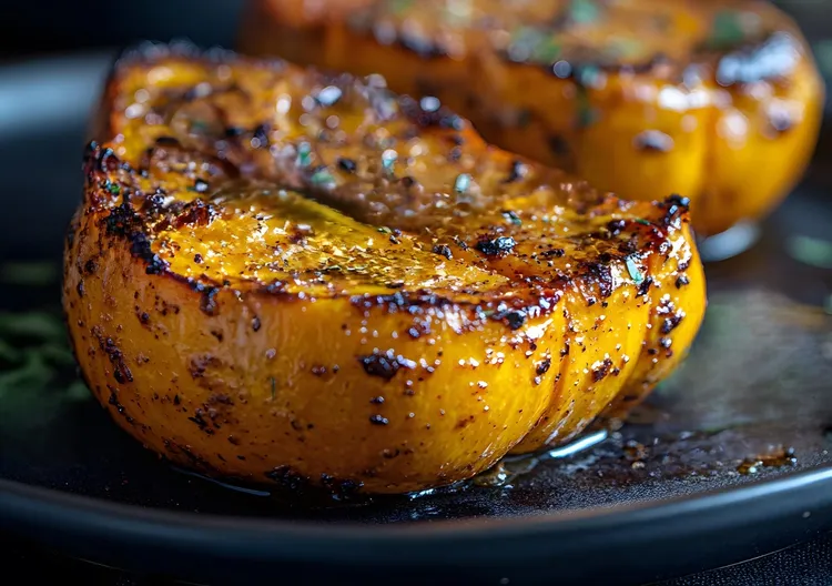 Baked winter squash