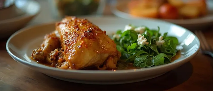 Balsamic and orange roast chicken