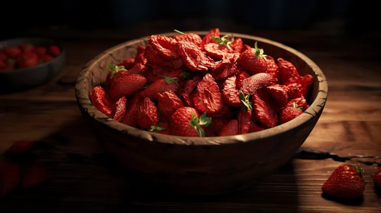 Balsamic roasted strawberries