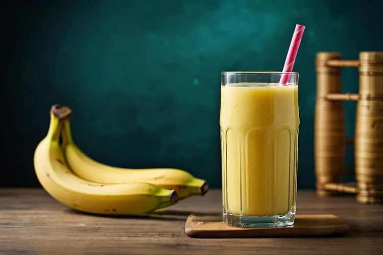 Banana almond shake