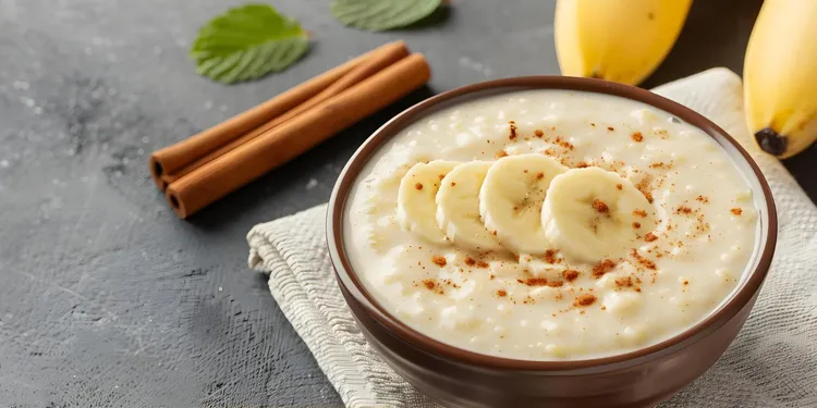 Banana and cinnamon porridge
