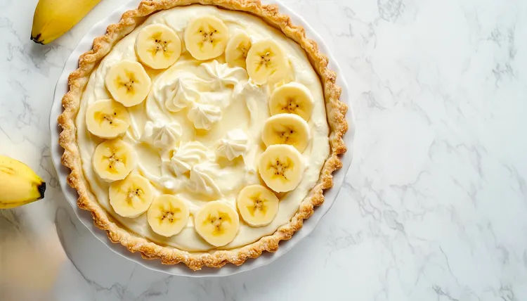 Banana and coconut cream pie