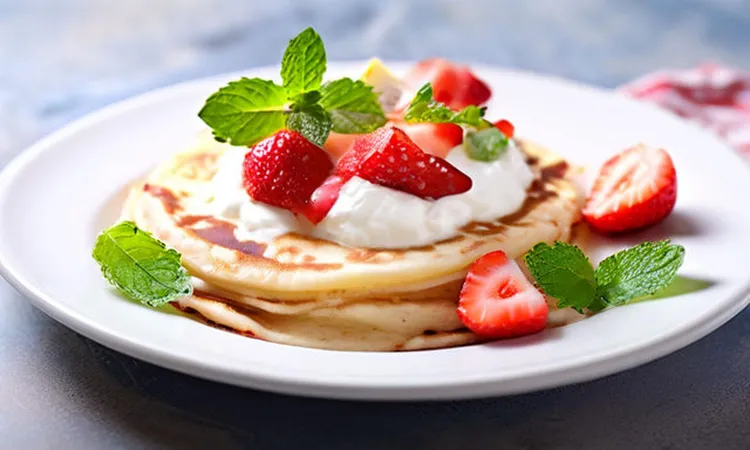 Banana and oat blender pancakes