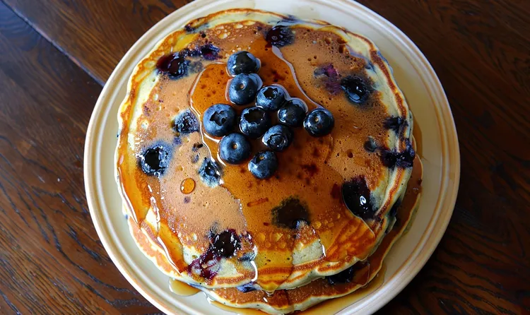 Blueberry buttermilk pancakes