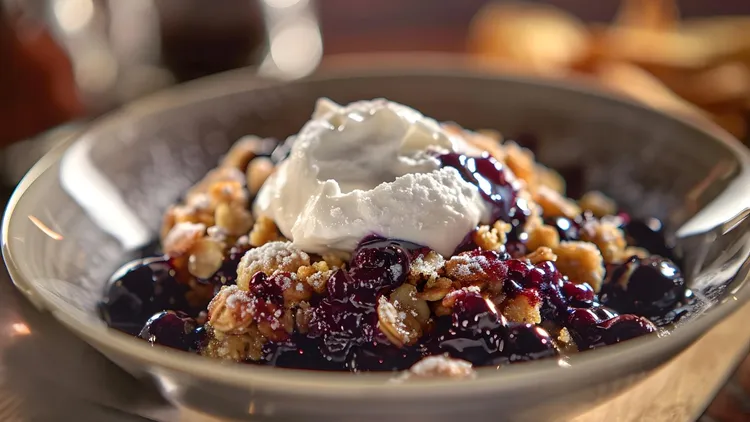 Blueberry cheesecake oatmeal delight