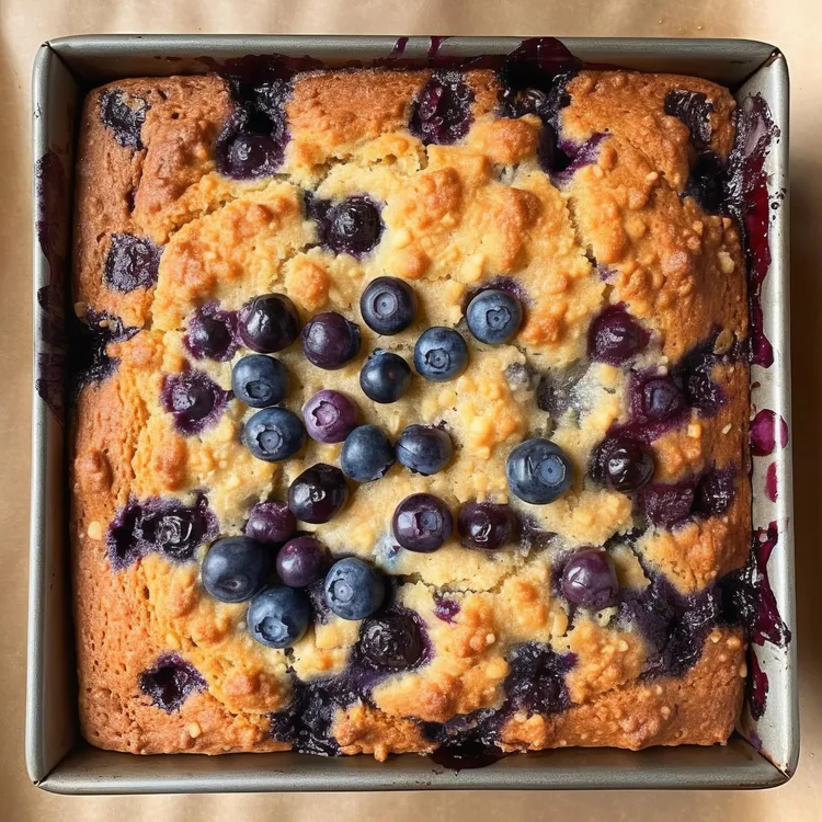 Blueberry corn bread