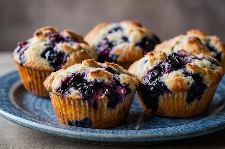 Blueberry & lemon friands
