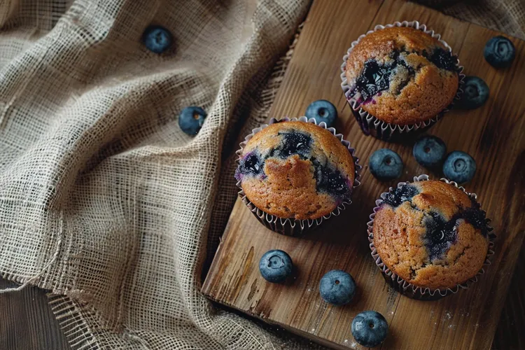 Blueberry muffins