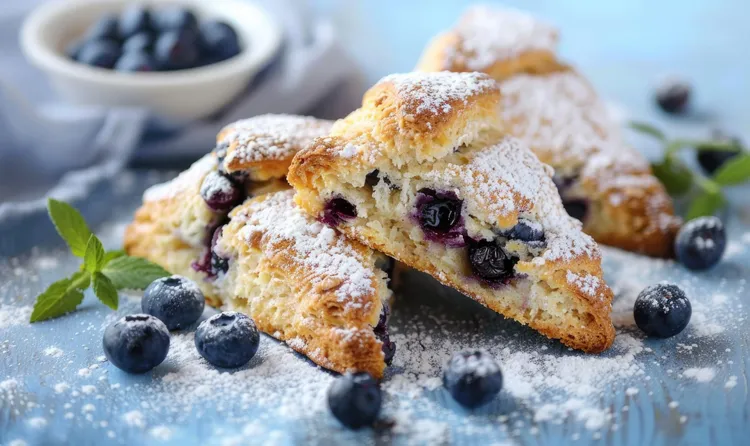 Blueberry scones