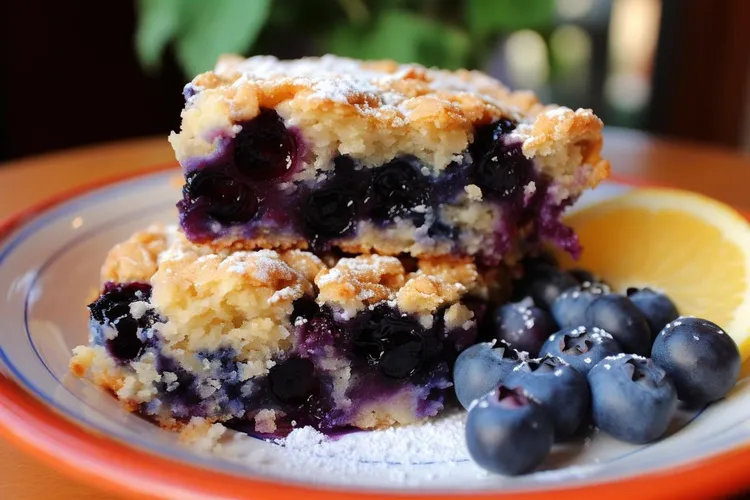 Blueberry surprise lamingtons