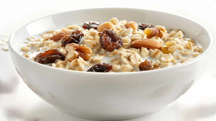 Warm brown sugar and raisin oatmeal