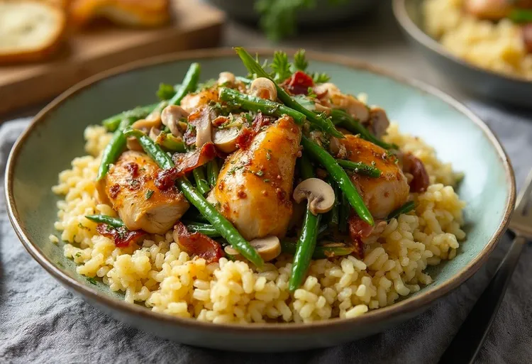 Chicken and leek casserole