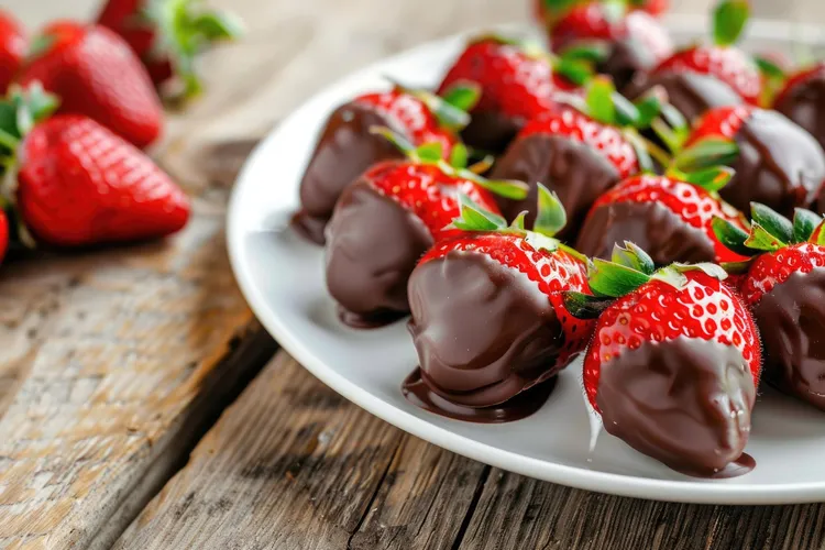 Chocolate-dipped strawberries