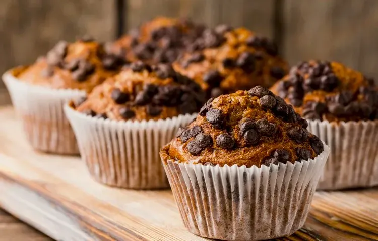Chunky chocolate, coconut and banana muffins