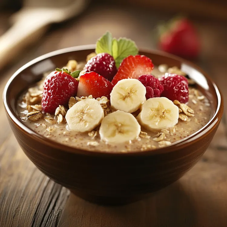 Cinnamon protein oatmeal power bowl