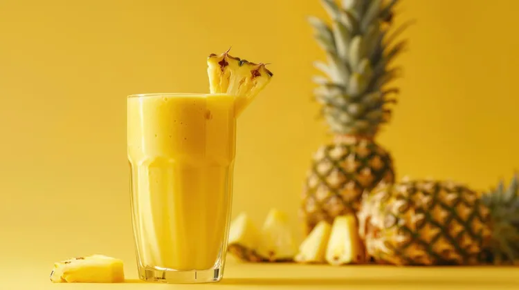 Coconut pineapple orange smoothie