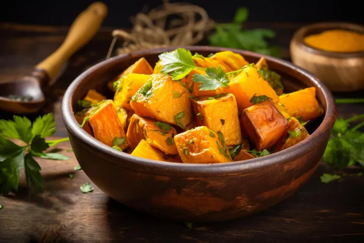 Coconut curry sweet potatoes