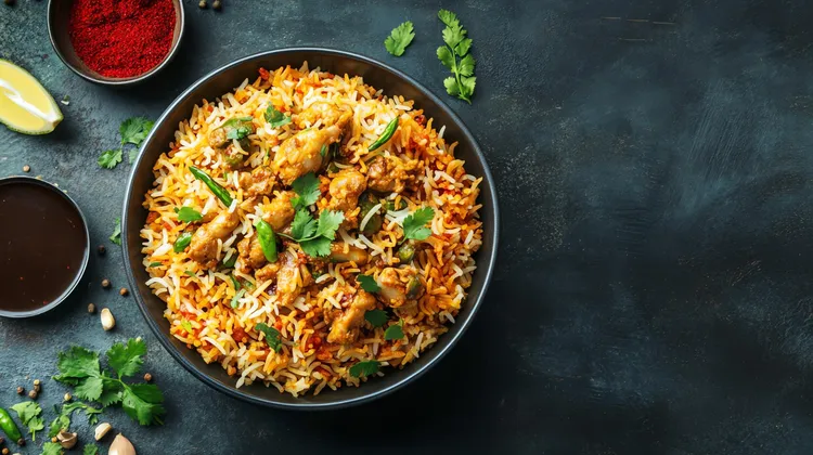 Easy chicken breyani