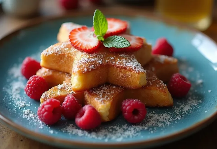 French toast stars