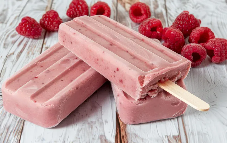 Frozen yoghurt pops