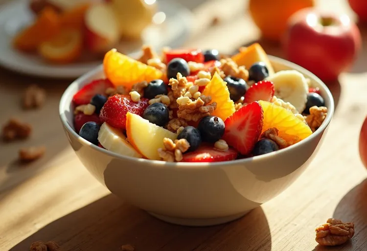 Fruity nutty delight bowl