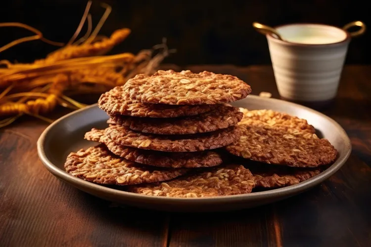 Giant anzac biscuits