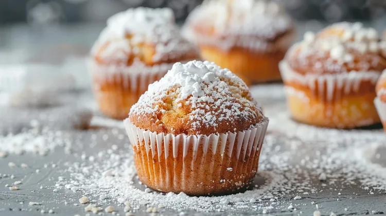 Gluten-free lemon and passionfruit cakes