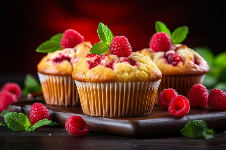 Gluten-free raspberry and lime friands