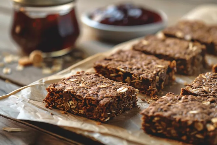 Peanut butter and chocolate fridge bars