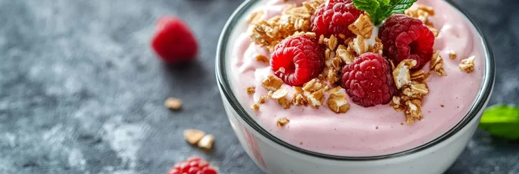 Cinnamon-walnut greek yogurt and berry parfait