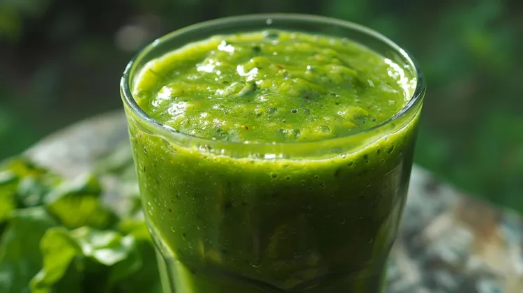Green ginger berry smoothie