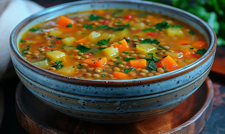 Lentil vegetable stew