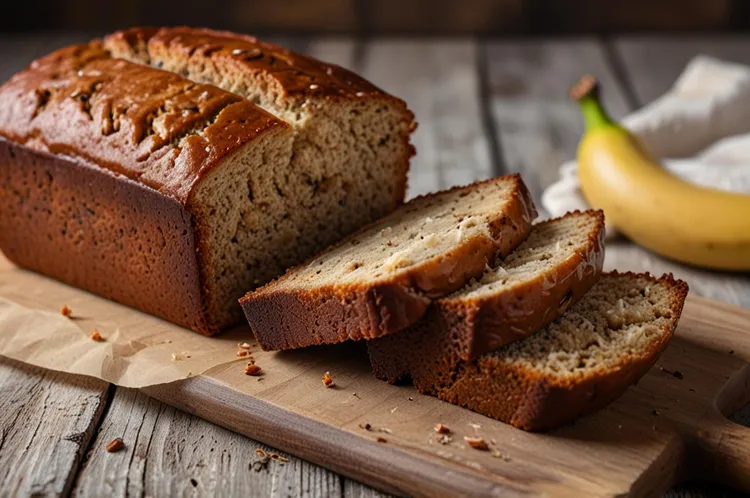 High protein banana bread