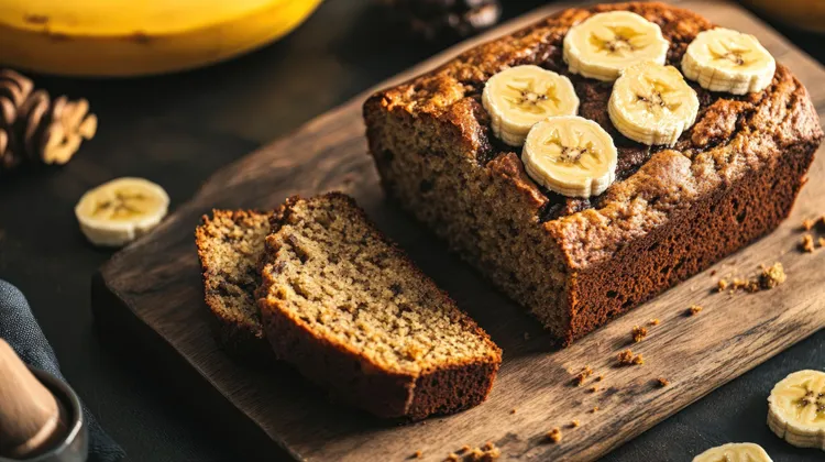 Honey and banana bread
