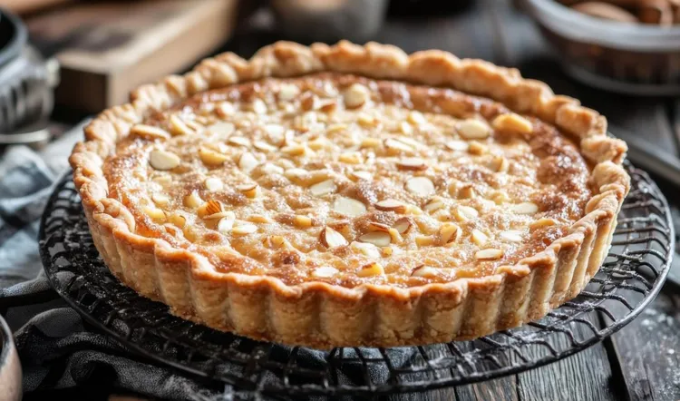 Honey macadamia pie
